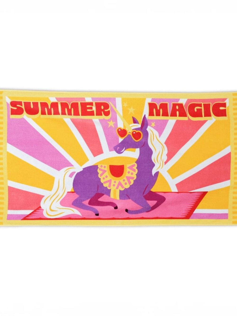 Mainstays Kids Unicorn Beach Towel 30 x 60 in